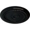 Ekena Millwork Alexandria Rope Ceiling Medallion (Fits Canopies up to 4 5/8"), 19 5/8"OD x 1 1/2"P, Black Pearl CM18ALBPS - alternate 3